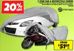 Autobarn 2 star car & motorcycle covers offer