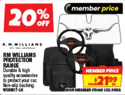 Autobarn Rm williams protection range offer