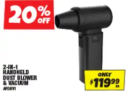Autobarn 2-in-1 handheld dust blower & vacuum apdbvi offer