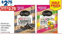Foodland Darrell Lea Licorice Bags offer