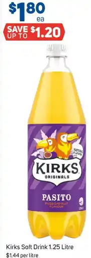 Foodland Kirks Soft Drink offer