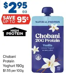 Foodland Chobani Protein Yoghurt offer