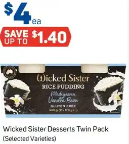 Foodland Wicked Sister Desserts Twin Pack offer