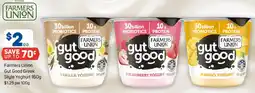 Foodland Farmers Union Gut Good Greek Style Yoghurt offer
