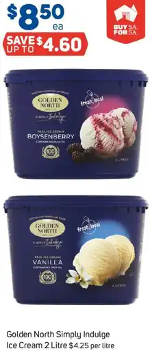 Foodland Golden North Simply Indulge Ice Cream offer