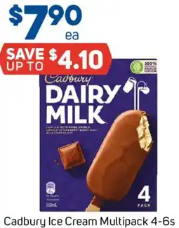 Foodland Cadbury Ice Cream Multipack 4-6s offer