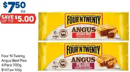 Foodland Four 'N Twenty Angus Beef Pies offer