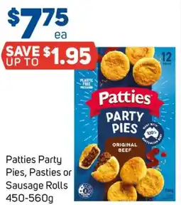Foodland Patties Party Pies, Pasties or Sausage Rolls offer