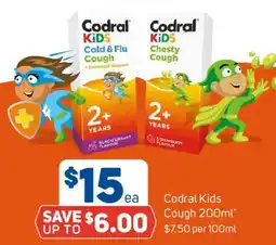 Foodland Codral Kids Cough offer