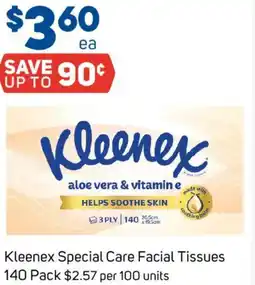 Foodland Kleenex Special Care Facial Tissues offer