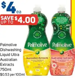 Foodland Palmolive Dishwashing Liquid Ultra Australian Extracts offer