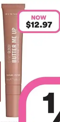 Priceline Rimmel London Oh My Gloss Butter Me Up Lip Butter 001 Latte Delight offer
