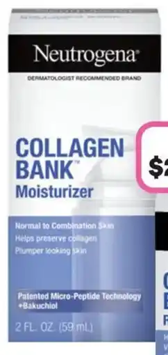Priceline Neutrogena Collagen Bank Moisturiser offer