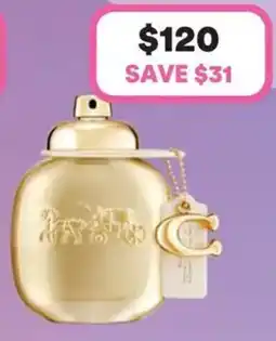 Priceline Coach gold parfum offer