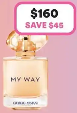 Priceline Giorgio armani my way sunny vanilla edp offer