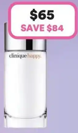 Priceline Clinique happy perfume spray offer