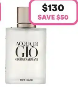 Priceline Giorgio armani acqua di gio for men edt offer