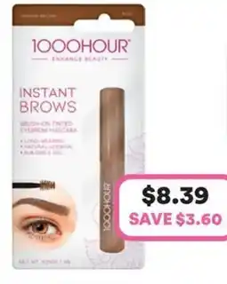 Priceline 1000hour instant brows eyebrow mascara medium brown offer