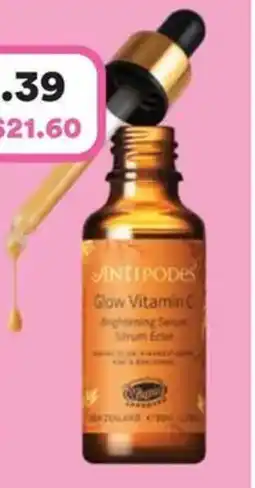 Priceline Antipodes glow vitamin c brightening serum offer