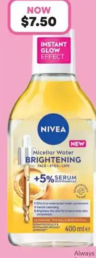 Priceline NIVEA Micellar Water offer