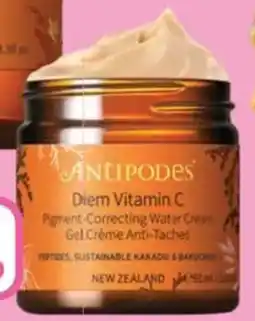 Priceline Antipodes Diem Vitamin C Pigment-Correcting Water Cream offer