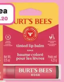 Priceline Burts Bees Rose Naturally Tinted Lip Balm offer