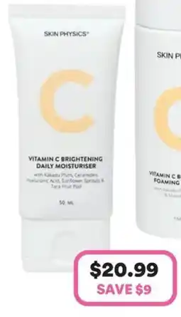 Priceline Skin Physics Vitamin C Brightening Daily Moisturiser offer