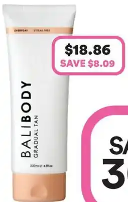 Priceline BALI BODY Gradual Tanning Lotion offer