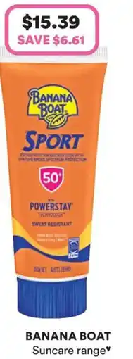 Priceline Banana Boat Sport SPF 50+ offer