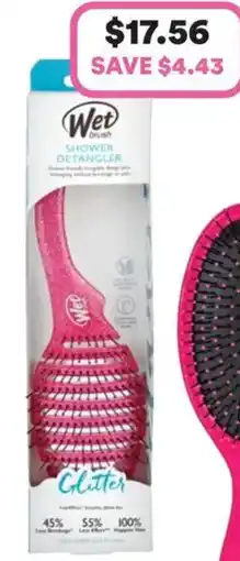 Priceline Wet Brush Shower Flex Pink Glitter 1 Each offer