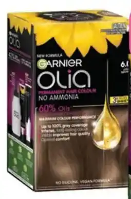 Priceline Garnier Olia Permanent Hair Colour No Ammonia 60% Oils 6.0 Light Brown offer
