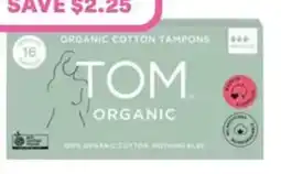 Priceline Tom organic regular tampons offer