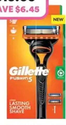 Priceline Gillette Fusion5 Razor 1 Handle 2 Cartridges offer