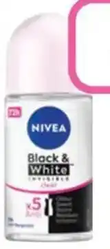Priceline Nivea black & white invisible clear 72h anti perspirant offer