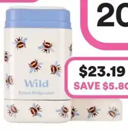 Priceline Wild refillable natural deodorant honey & cactus flower offer
