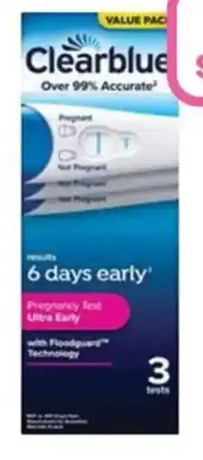 Priceline Clearblue Ultra Early offer