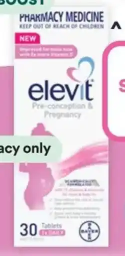 Priceline Elevit Pre conception & Pregnancy offer