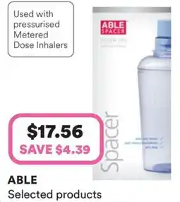 Priceline Able Spacer Anti-Bacterial offer