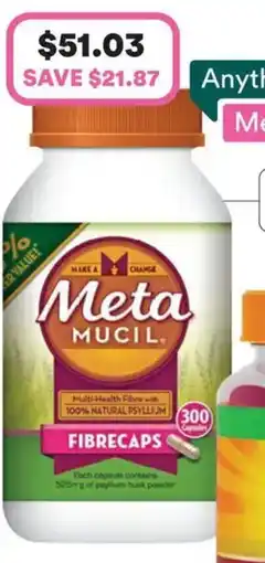 Priceline Metamucil Fibrecaps offer