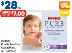 Foodland Huggies Pure & Sensitive Nappy Pants offer