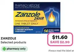 Priceline ZANZOLE 24HR Tablet offer