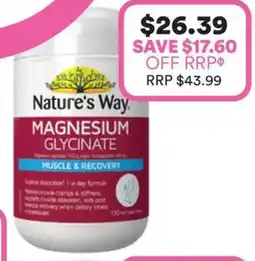 Priceline Nature's way magnesium glycinate offer