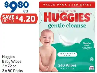 Foodland Huggies Baby Wipes offer