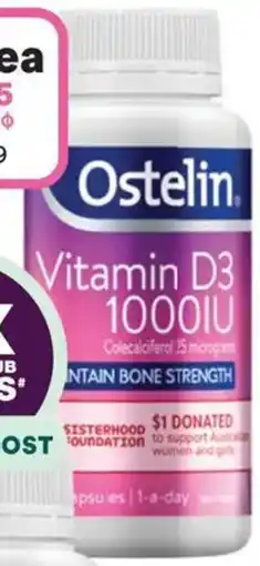 Priceline Ostelin Vitamin D3 1000IU offer