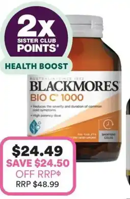 Priceline Blackmores bio c 1000 offer