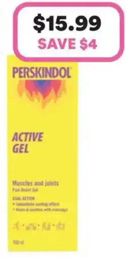 Priceline Perskindol active gel offer
