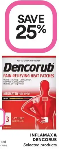 Priceline Dencorub pain relieving heat patches offer