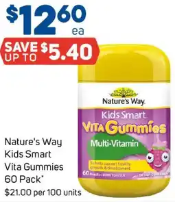 Foodland Nature's Way Kids Smart Vita Gummies offer