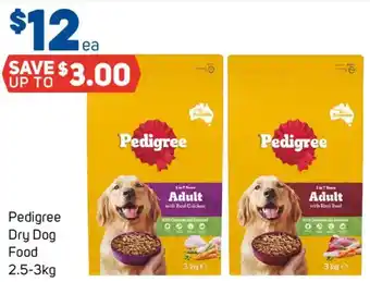 Foodland Pedigree Dry Dog Food offer