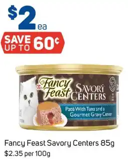 Foodland Fancy Feast Savory Centers offer
